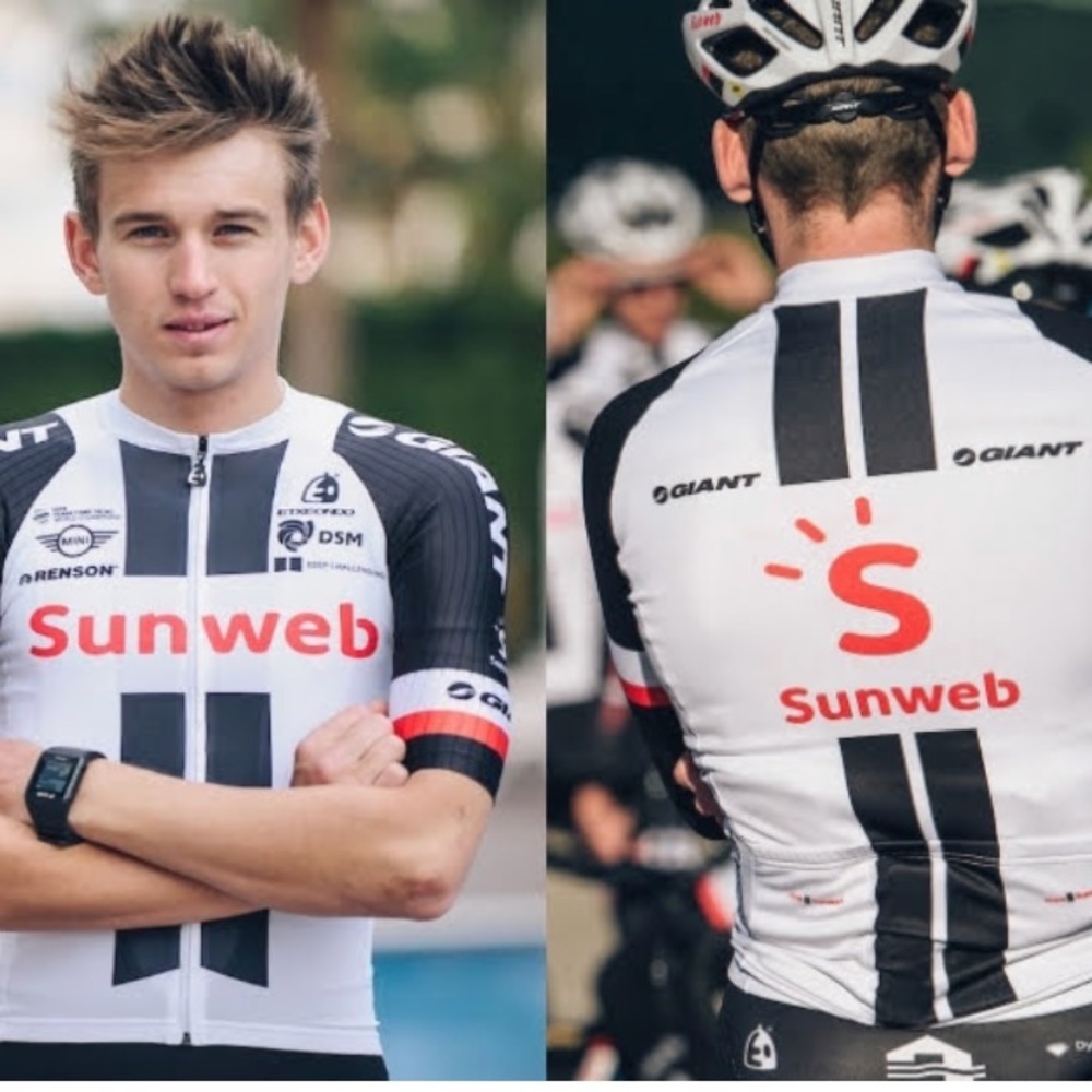 Cycling Jersey GIANT Team Sunweb Replica Ss Jersey Size M